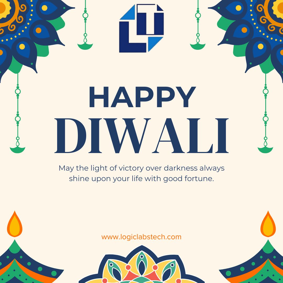 LogicLabsTech's tweet image. May the light of Diwali brighten your life and fill it with love, joy, and prosperity.