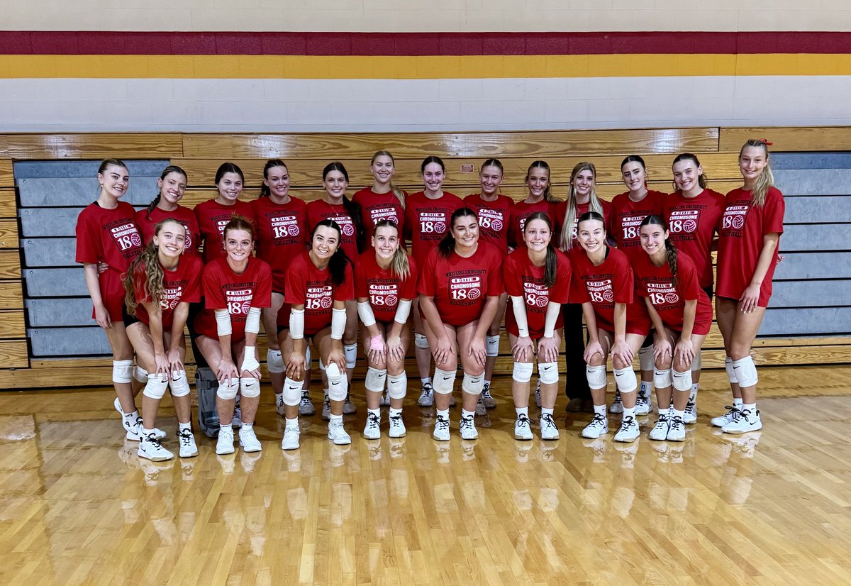 Yesterday, @Wheelingvb played their annual Chromosome 18 Awareness Match in a 3-0 win against Davis &amp; Elkins. 

The Cardinals wore special shorts during their warm-ups as they helped raise awareness for all living with the condition #GoCards