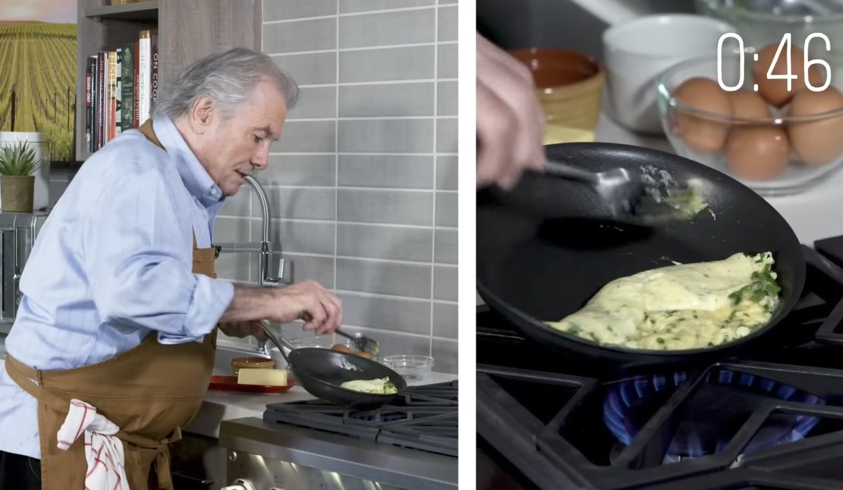 Babe it's 4pm, time to watch that Jacques Pepin French omelet video for the 12,059th time