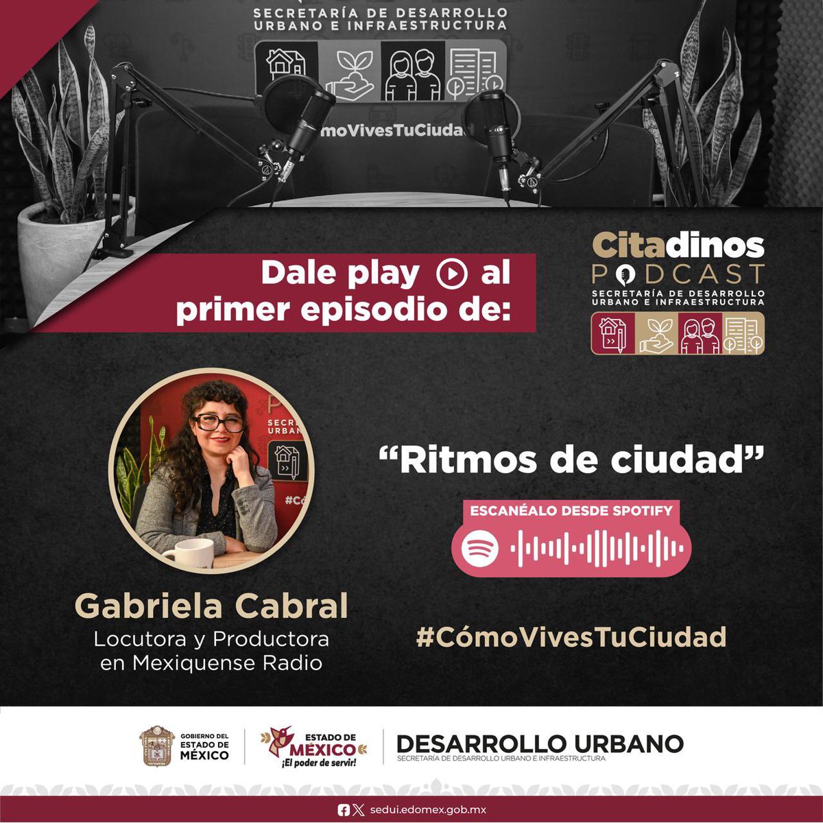 La ciudad habla... y por fin tenemos un espacio para escucharla, aquí en Citadinos. 🌇🎧
Ya puedes escuchar el primer episodio, con nuestra invitada <a href="/GabaCabral/">GaBa Cabral</a>.
Dale play: bit.ly/3Kz9Vws
#CómoVivesTuCiudad #ElPoderDeServir