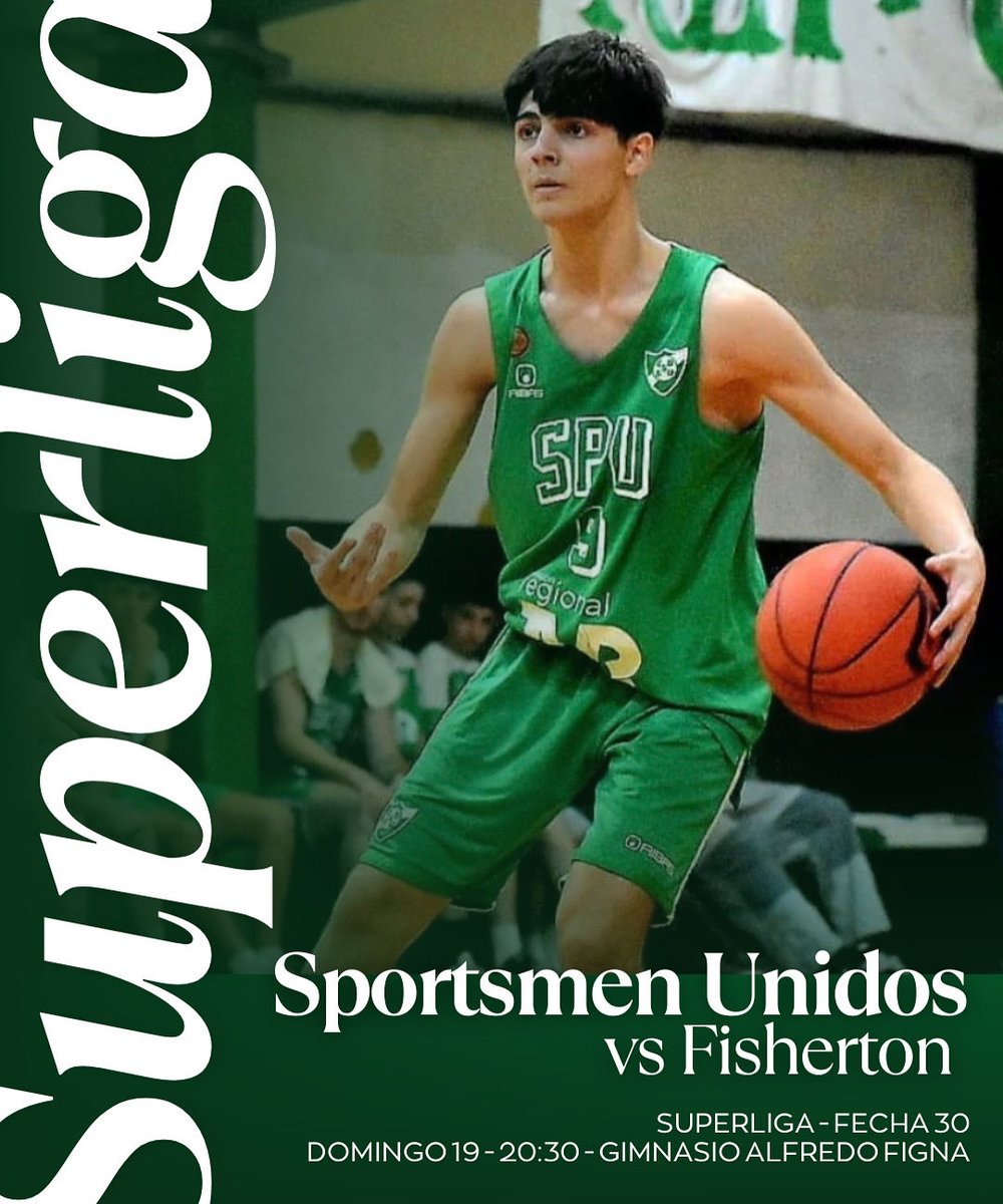 #Superliga | Última fecha de la fase regular 💪🏼

✅ Ya clasificados a la próxima instancia, se definen las posiciones en la tabla.

🕣 20:30
🆚 Fisherton
📍 Gimnasio Alfredo Figna

#VamosVerde