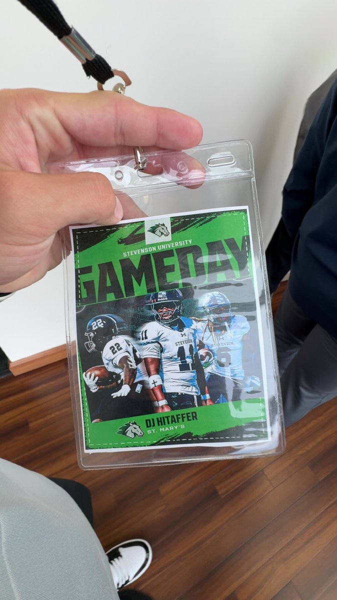 DJ Hitaffer (@djhitaffer) on Twitter photo Thank you so much to Stevenson University for the game day invite! I had a lot of fun and loved the atmosphere and facilities!
<a href="/CoachMontanez/">Coach Chris Montanez</a> <a href="/NPCoachZim/">Donnie Zimmerman</a> <a href="/QB_Factory/">Quarterback Factory</a> <a href="/QBCoachBaucia/">Chris Baucia</a> <a href="/CoachHefNCSA/">CoachHefNCSA</a> <a href="/CoryHeflin2/">Cory Heflin</a> <a href="/MarylandHigh/">Maryland High School Sports</a> <a href="/CSAPrepStar/">PREPSTAR</a> <a href="/sixstarfootball/">Six Star Football | PLUS+</a> <a href="/CoachTaylor_23/">Joe Taylor</a> <a href="/STMSaintsFB/">SaintsFootball</a> Thank you so much to Stevenson University for the game day invite! I had a lot of fun and loved the atmosphere and facilities!
<a href="/CoachMontanez/">Coach Chris Montanez</a> <a href="/NPCoachZim/">Donnie Zimmerman</a> <a href="/QB_Factory/">Quarterback Factory</a> <a href="/QBCoachBaucia/">Chris Baucia</a> <a href="/CoachHefNCSA/">CoachHefNCSA</a> <a href="/CoryHeflin2/">Cory Heflin</a> <a href="/MarylandHigh/">Maryland High School Sports</a> <a href="/CSAPrepStar/">PREPSTAR</a> <a href="/sixstarfootball/">Six Star Football | PLUS+</a> <a href="/CoachTaylor_23/">Joe Taylor</a> <a href="/STMSaintsFB/">SaintsFootball</a>