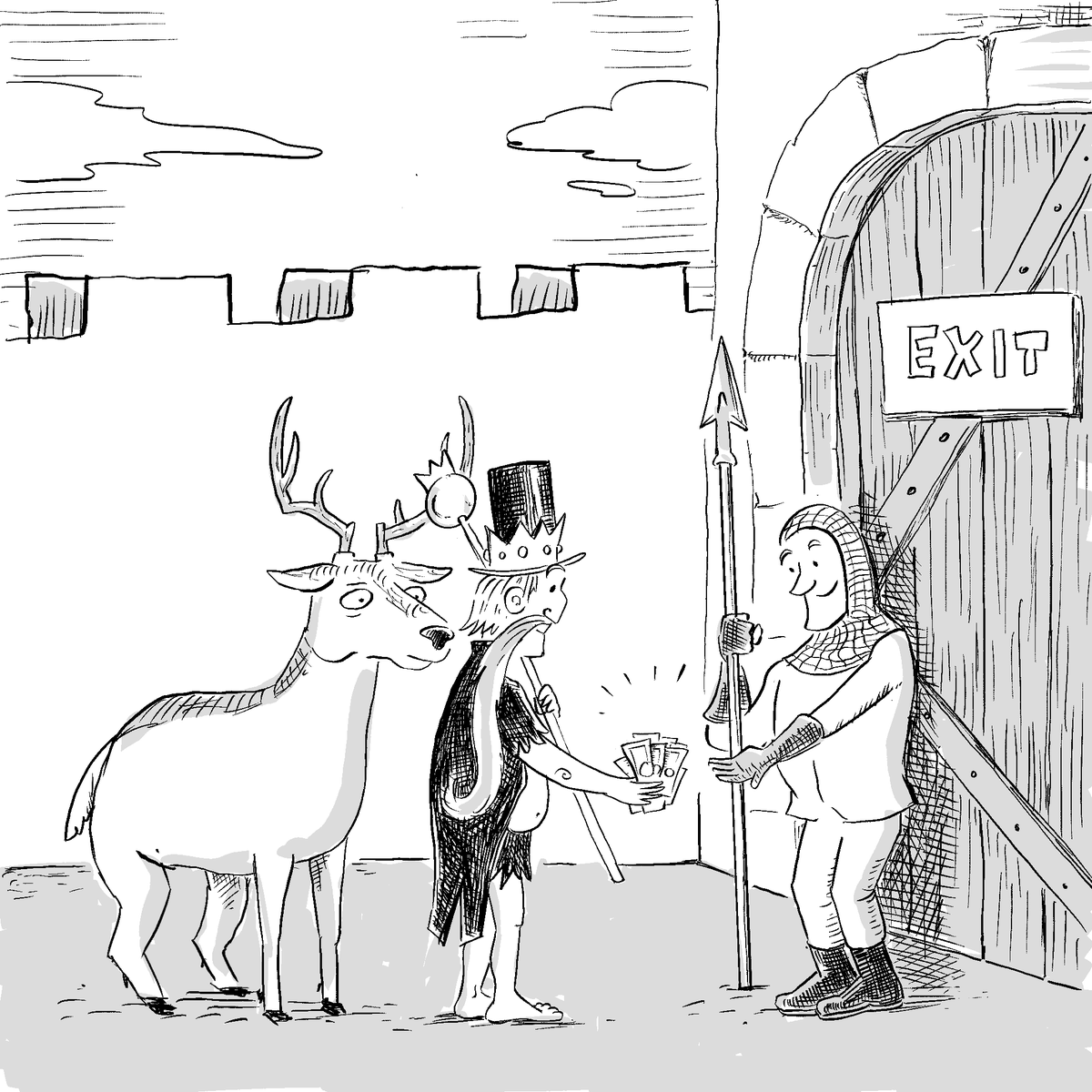 elstono's tweet photo. #inktober #inktober2025

Inktober 18th: "Deal" https://t.co/tctOODZicm