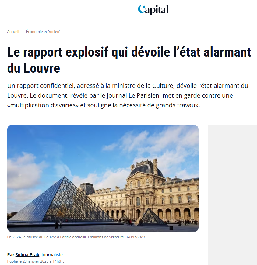 Dr Qube (@ai_qube_fr) on Twitter photo Sous #Macron et pour la première fois de son histoire, le Louvre (1er musée dans le monde en nombre de visiteurs) a été déficitaire en 2024 de 1,12 million d'euros!!!! Sous #Macron et pour la première fois de son histoire, le Louvre (1er musée dans le monde en nombre de visiteurs) a été déficitaire en 2024 de 1,12 million d'euros!!!!