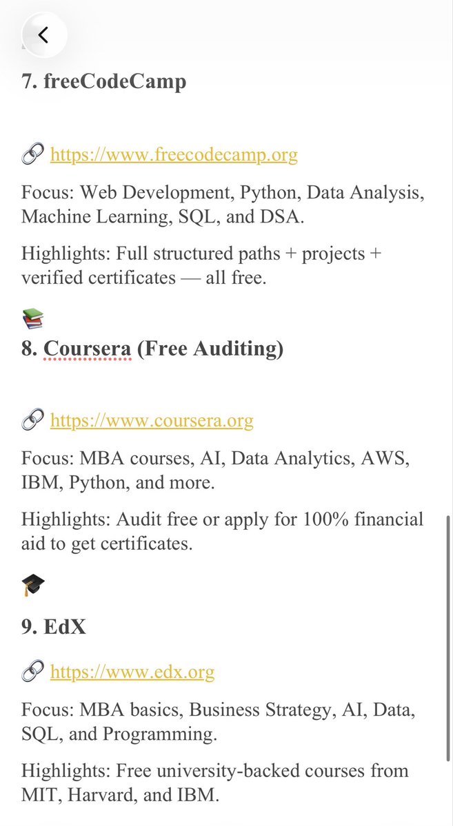 only1wilsn's tweet image. Here are free sites you can learn all this they mentioned without commenting send
Retweet and follow for more ❤️