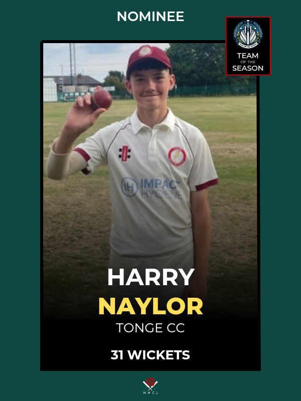 nwcricketleague's tweet photo. The second TOTS Nominee in the Conference 3 division goes to @TongeCC's Harry Naylor 👏 https://t.co/A0eMa9Bsmi