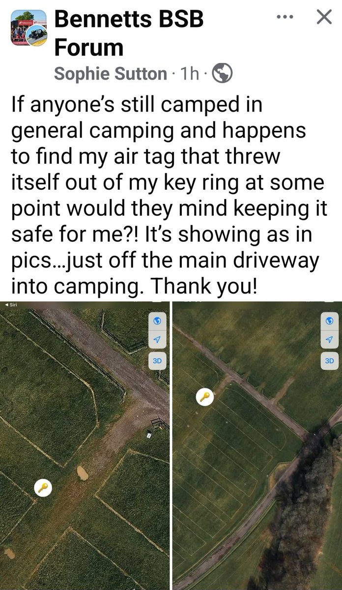 Can anyone at Brands Hatch help this person.
( originally posted on Facebook)