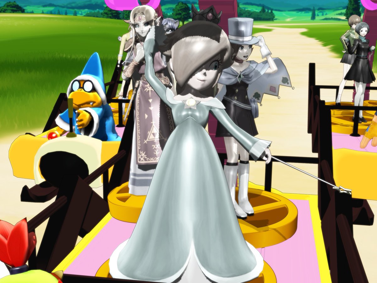 SharkieASFR's tweet photo. Bowser and his minions with a convoy full of damsels in distress. #asfr #petrification #trophytf #figuretf https://t.co/27ULrb2tLW