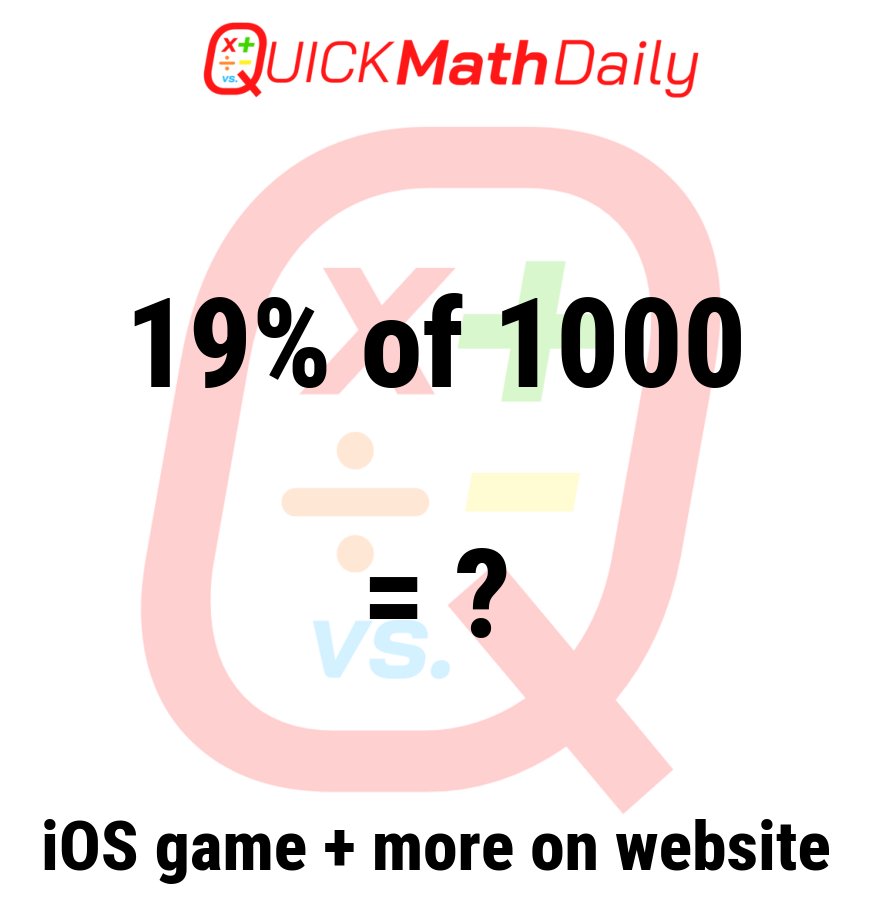 QuickMathDaily's tweet image. 🚀 Speed Round! Solve This Equation in Record Time‼️⏱️🧮
Drop Your Answer in the Comments! ⬇️
See more on QuickMathDaily.com 👀 ✅