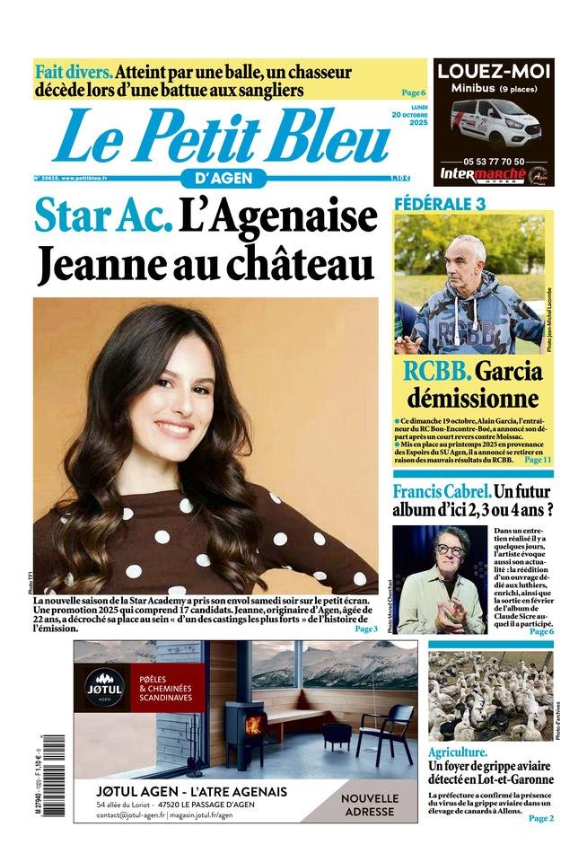 La une du jour consacrée à la <a href="/StarAcademyTF1/">Star Academy</a> #StarAcademy sur <a href="/TF1/">TF1</a> #TF1