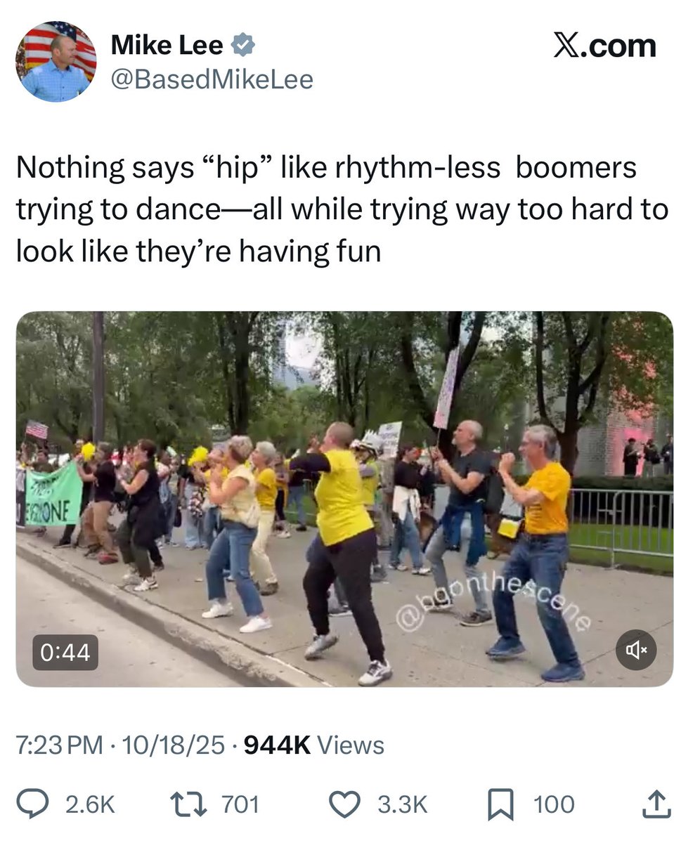 These guys pivoted really fast from warning of widespread antifa rioting to making fun of No Kings for being corny and earnest. 

The fact is large-scale nonviolent demonstrations are a powerful and effective political tactic and they are afraid.