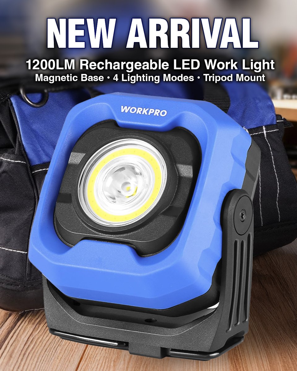 workpro_tools's tweet image. 🌟 Flood your garage, home or campsite with 1200LM bright light – rechargeable, rugged, and ready!
🛒 $24.99 👉 amazon.com/dp/B0F62PC5PB
🔋 Rechargeable
🔆 Spotlight/Floodlight/Red/Red Strobe
#workprotools #worklight #spotlight #floodlight #EDCgear #garagegear #amazonfinds