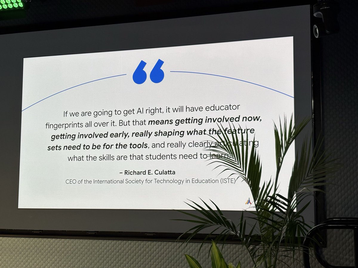LTavarezECISD's tweet image. Last week, we had the opportunity to attend the Google AI Leadership Event in Chicago, representing Ector County ISD! 🤖🦾🍎
I’m proud of the forward-thinking work ECISD is doing and appreciated the chance to collaborate with nearly 30 other districts that are also leading the…