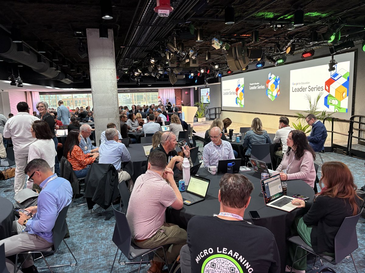 LTavarezECISD's tweet image. Last week, we had the opportunity to attend the Google AI Leadership Event in Chicago, representing Ector County ISD! 🤖🦾🍎
I’m proud of the forward-thinking work ECISD is doing and appreciated the chance to collaborate with nearly 30 other districts that are also leading the…