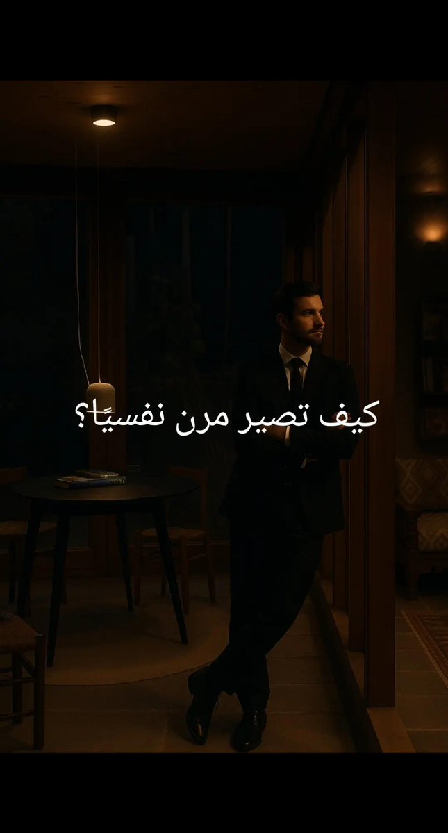 كيف تصير مرن نفسيًا؟

كلنا نواجه صدمات، إخفاقات، ومواقف تكسر الروح، لكن بعض الناس ينهارون بسرعة، وبعضهم يرجعون أقوى من قبل، تعرف ليش؟
السر هو: المرونة النفسية، وتعريفها هو: القدرة على التكيف مع الضغوط والانتكاسات.

كيف تكون مرن نفسيًا؟
1. تقبل الواقع كما هو ثم فكر بالحل: لا تضيّع