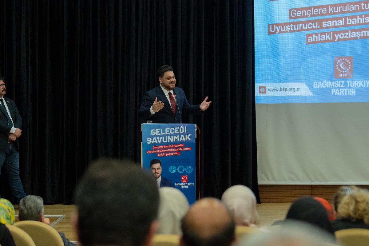 Gençlerimizi bir bataklığa çeken uyuşturucu, sanal bahis ve çeteleşme tehlikesine karşı başlattığımız "Geleceği Savunmak" seminerlerimizin Sivas ayağını çok değerli akademisyenler ve uzmanların katılımıyla gerçekleştirdik.

Türkiye'nin bu acil sorununu ve çözüm yollarını 81