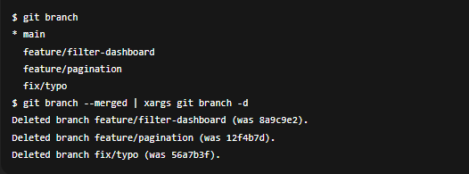 numlightdev's tweet image. Tomorrow is Monday.
Time to git branch --merged | xargs git branch -d
Keep your repo clean, your week cleaner.
#Git #GitHub #DevLife #Code