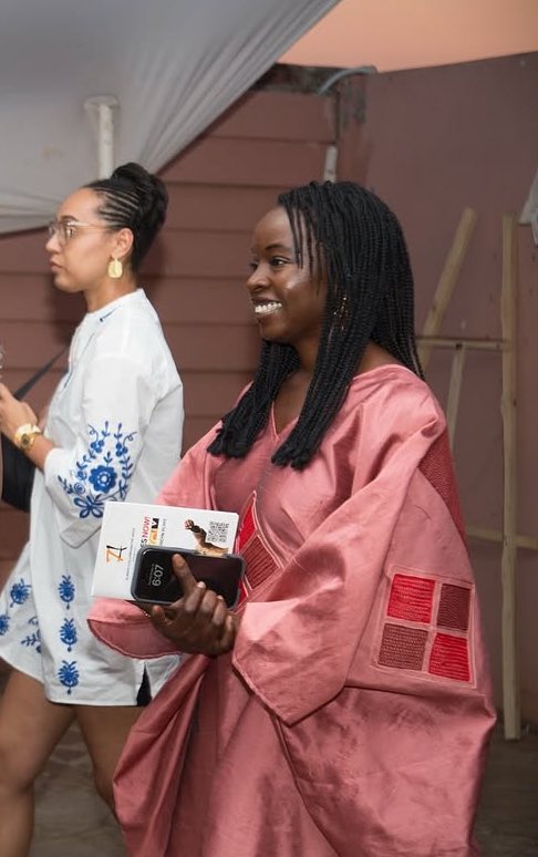 Beautiful Danai Gurira at Almasi Collaborative Arts ‘Africa Voices Now!’ Opening night in Harare, Zimbabwe. October 18, 2025.