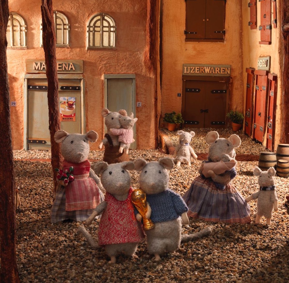 Onderweg naar huis met een prijs