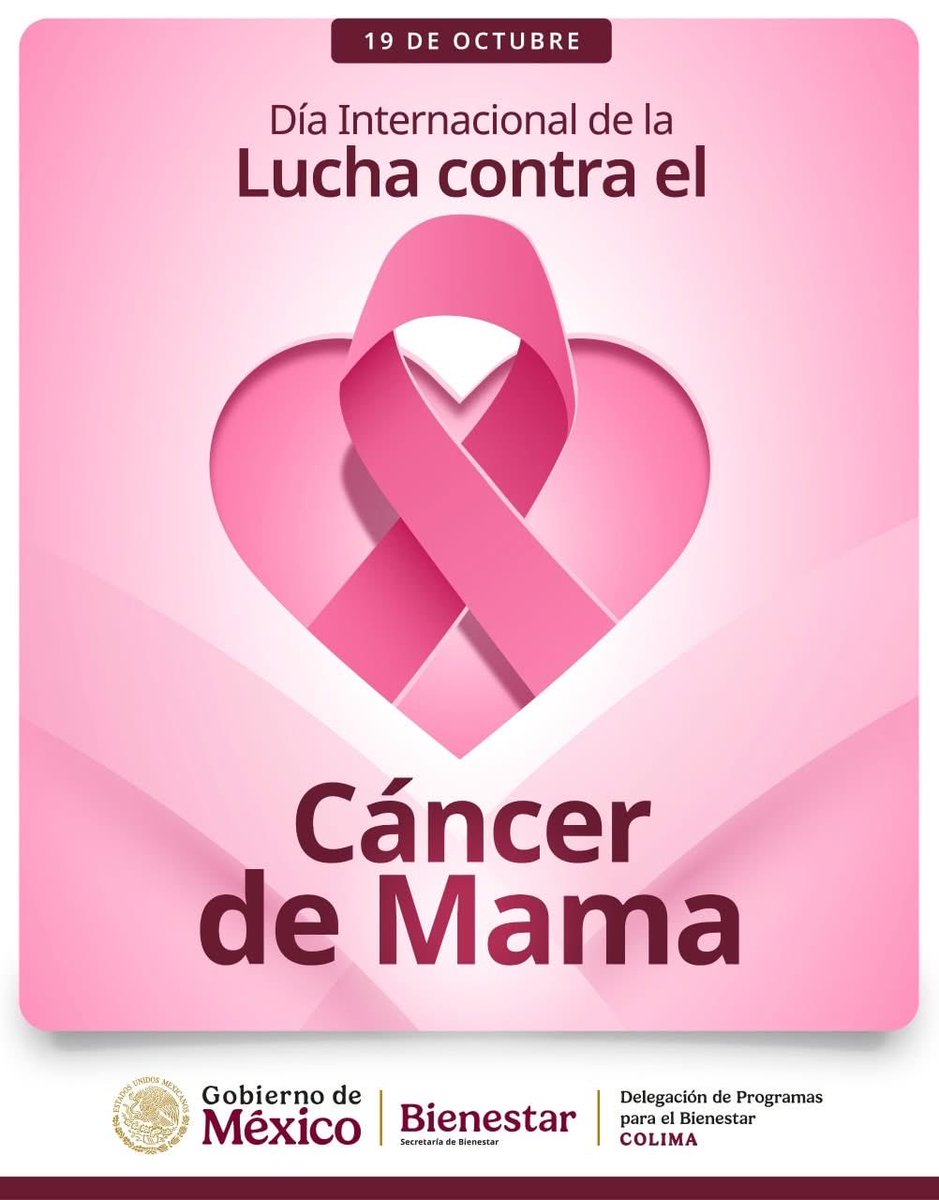 El Día Internacional de la Lucha contra el Cáncer de Mama es propicio para refrendar nuestro compromiso con la salud y la vida de todas. Por ti y por los tuyos, tócate, cuídate.

#DíaContraElCáncerDeMama