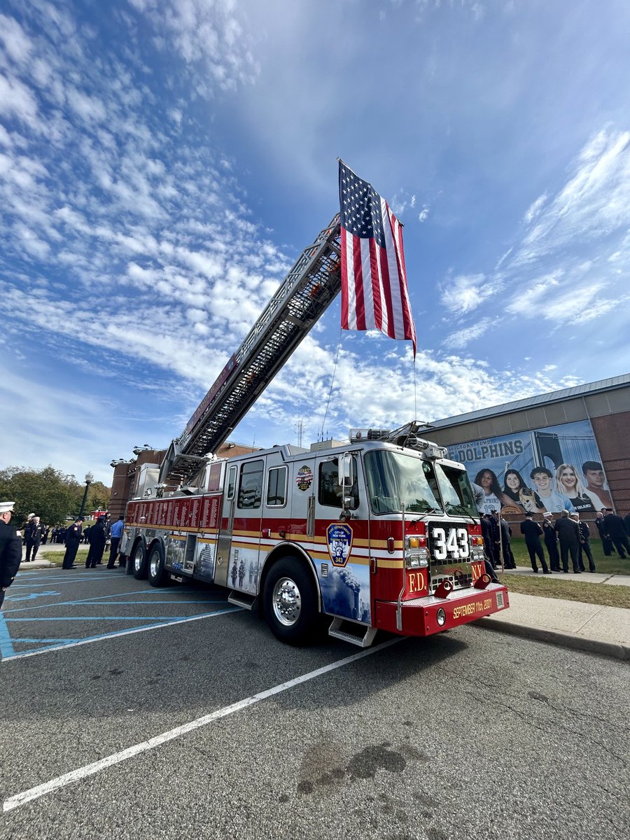 NFSAorg's tweet image. Honored to take part in a beautiful &amp;amp; moving memorial service for all the @FDNY post-#911 #firefighter heroes