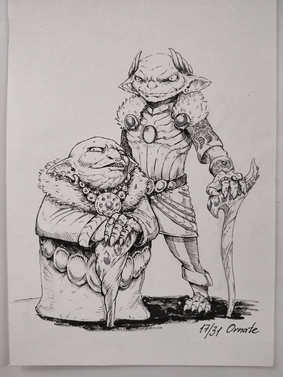 More greenskins

#goblinktober #Inktober2025
