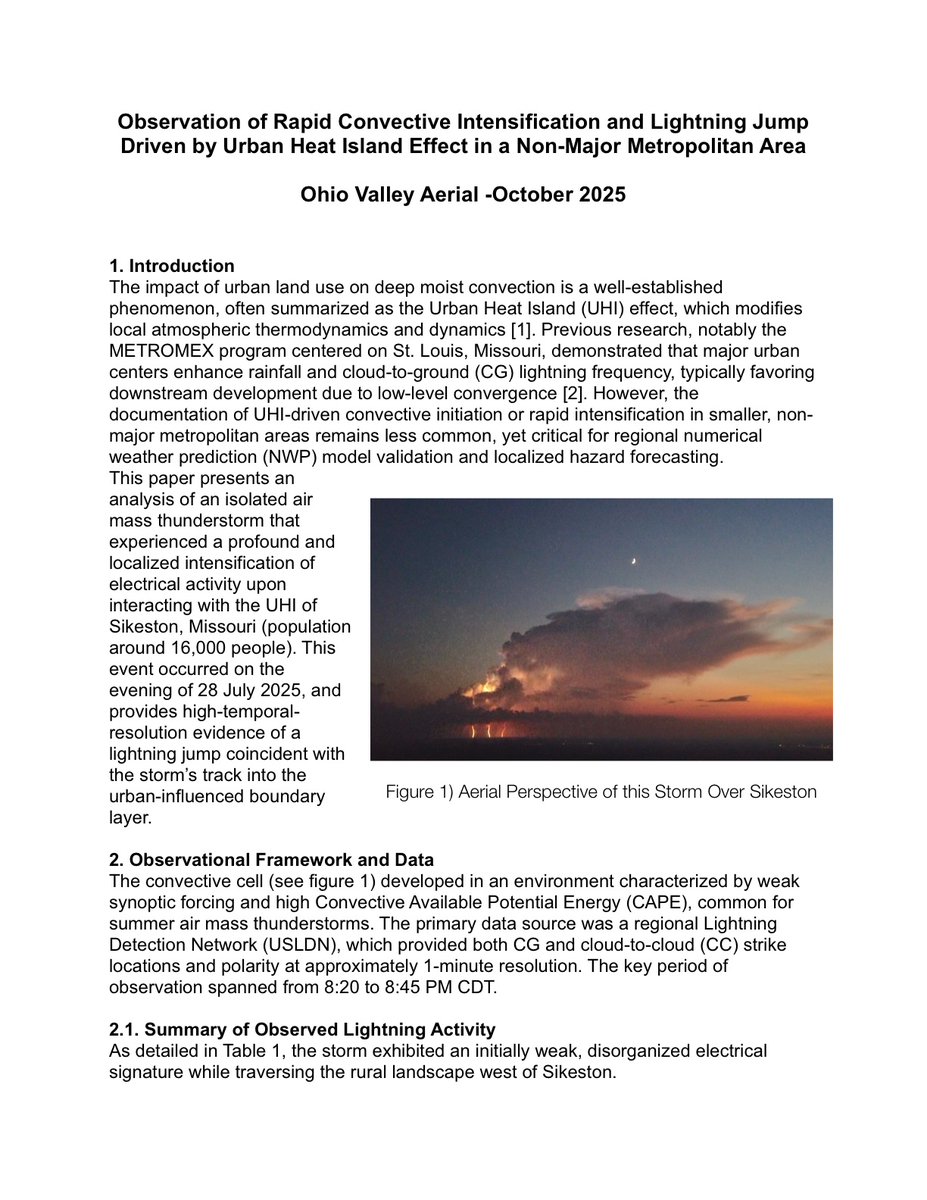 stmchsr01's tweet image. A draft of our paper on Urban Heat Islands and storms.

#aerial #cloudscience #cloudphysics #meteorology #physics #aerospace #engineering #storm #cumulus #thunderstorm #wx #clouds #otherworld #aboveclouds #air #watervapor #science 
#kywx #ilwx #mowx #tnwx #convection #raincore