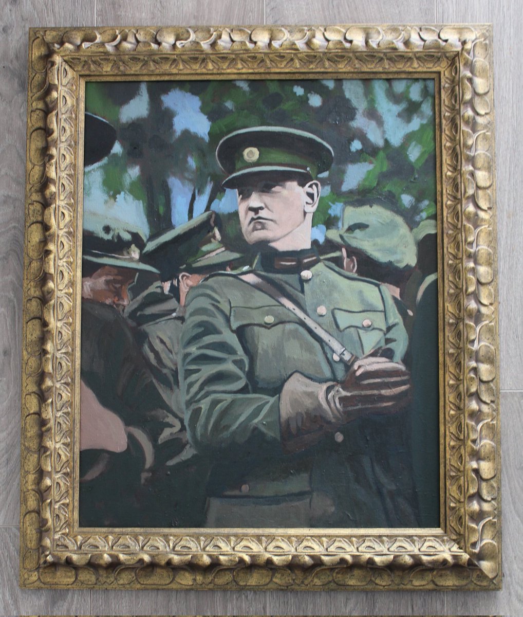 My latest commission. " Michael Collins" oil on canvas.

Portrait commissions open for Christmas.