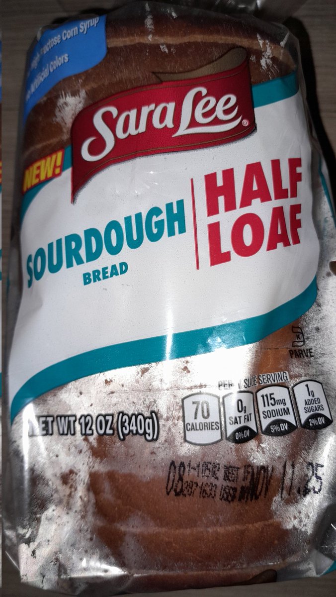 df_ferrell's tweet image. Someone previously asked why there isn't half loaves of bread. Sara Lee was listening. I picked this sourdough loaf at Food Lion today. Won't be wasting any bread now. This is great!  🍞💙😏😊