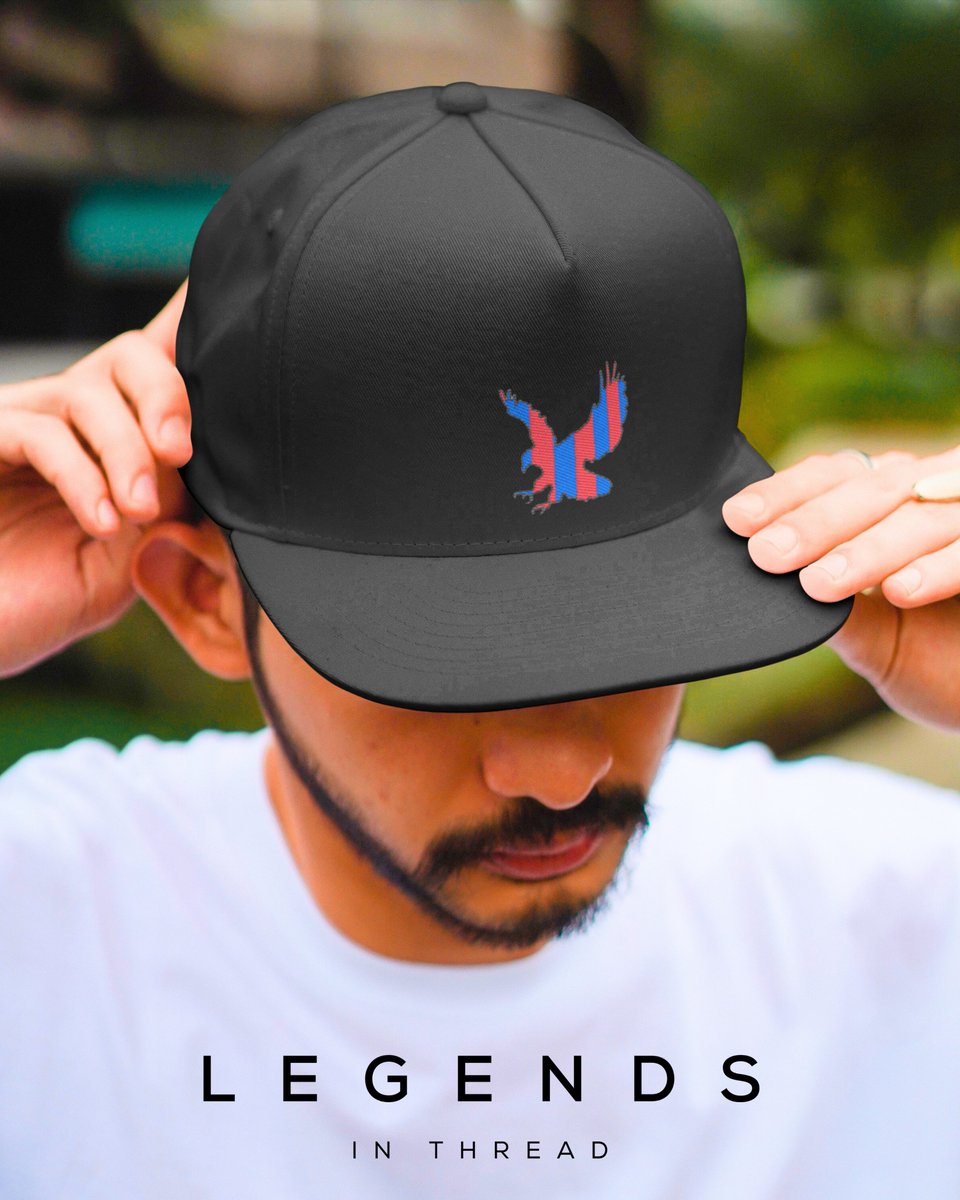 LegendsInThread's tweet image. Your colours. Your club. Your crown. 👑

The iconic Red &amp;amp; Blue Striped Eagle, now stitched into a premium Flexfit snapback. 

Built for Palace fans🔴🔵🦅

Grab yours here - tinyurl.com/yhmbzmaw

 #CPFC #Eagles #LegendsInThread”