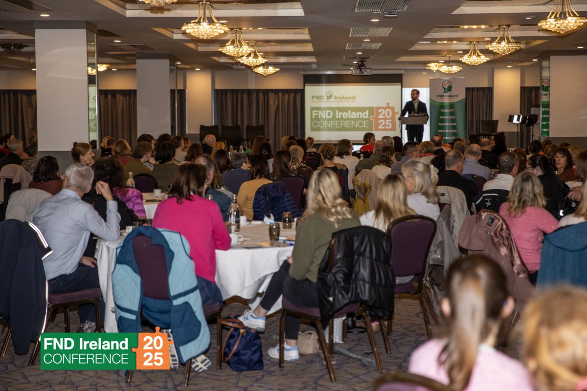 FndIreland's tweet photo. We had our inaugural #FNDIreland Conference yesterday with nearly 200 people in attendance from Ireland, UK and the USA!

It was really heartening to have over 50 healthcare professionals &amp; academics join those living with #FND &amp; their families on the day.💚🧡
@DONPSI @naiireland https://t.co/GhAkQnIkVf