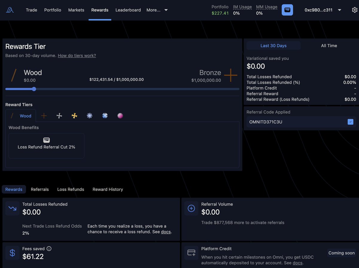 panulact's tweet photo. Day 1 of journaling:

I started doing delta neutral strategy on extended and varitional, i only had a budget of 450$, up until now i lost 29$ and did about 250k volume (50/50). I also got an og role in mento. I plan on selling points i get from extended OTC, to further fund this. https://t.co/iQEwuw5Liz