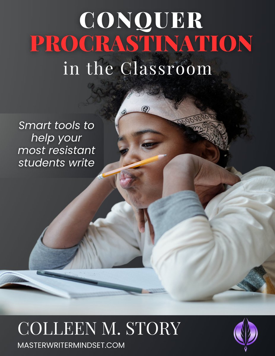 colleen_m_story's tweet photo. “They just don’t care.” It’s almost never that simple. The Teacher Procrastination Toolkit helps you see what’s behind your students’ writing resistance—and how to turn it around.
#amwriting #procrastination
https://t.co/HdLDEyeKUy https://t.co/mtu8mpIqT4