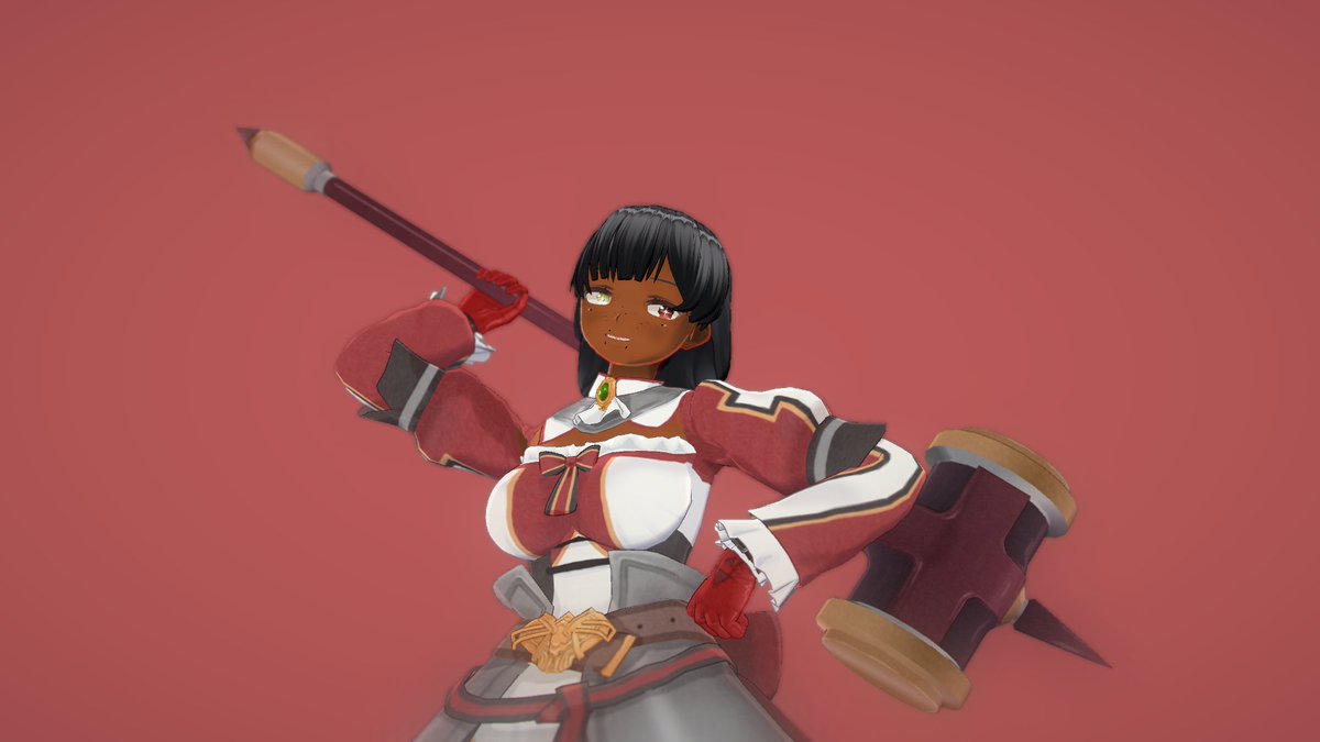 JoyBoyTK's tweet image. First In Command Lisa #CC #COM3D #3dart #Art