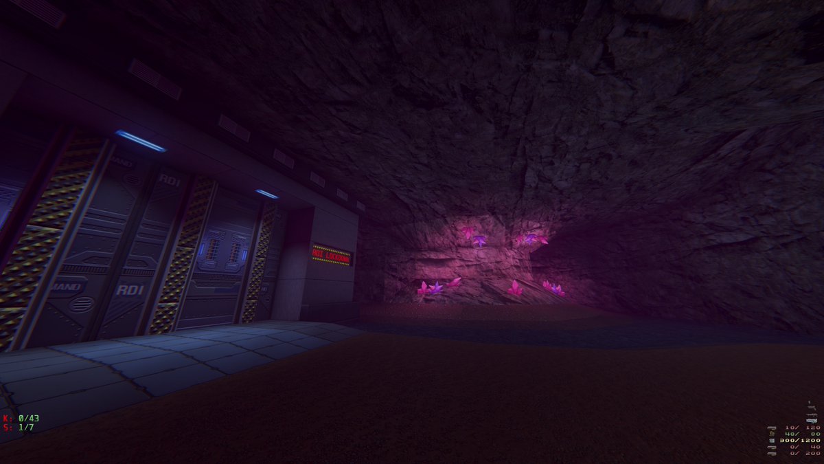 StormslayerDev's tweet image. New Update! I made Doom pretty again. You can check out the mod here!  
This is Relentless Frontier, available on steam!
#Gameart #Gamedev #GZdoom 
moddb.com/mods/relentles…