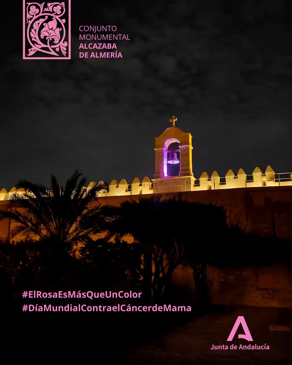 #DíaMundialCáncerdeMama | Iluminamos la Campana de la Vela de color rosa 🩷 en apoyo a las personas con cáncer de mama, a las supervivientes, a la investigación, a la detección temprana y a la prevención.

#OctubreRosa #Tócate #Prevención #Investigación