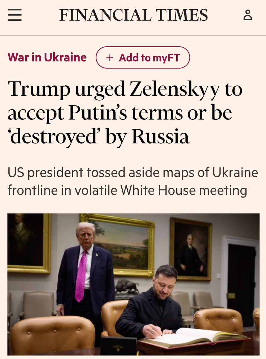 hasek_dominik's tweet image. If this is true, then the American President has risen to the level of the criminal Putin. Trump is working with Putin to seize Ukrainian territory!