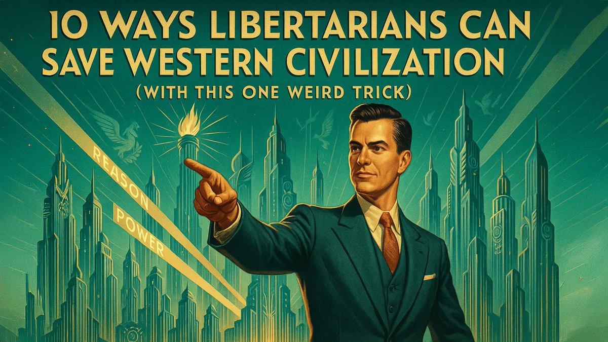 AP4Liberty's tweet image. American libertarianism is diseased and dying. 

Liberty will die not from tyranny, but from cowardice and moral weakness.

My speech I gave to Libertarians in Colorado is a manifesto for those who refuse to kneel and who are tired of losing in the name of purity. 

My speech…