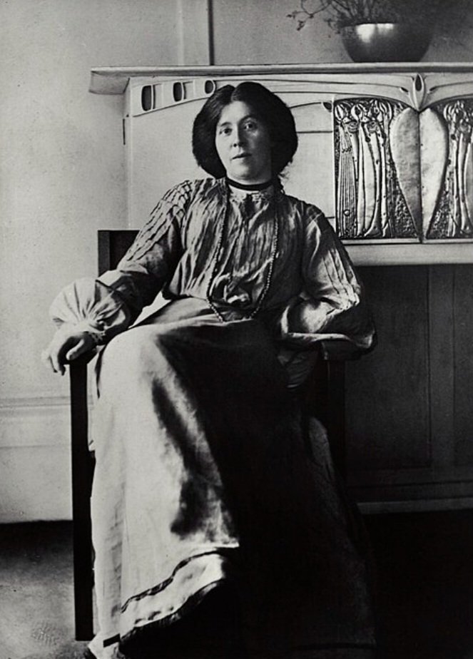 Just in case you're not sure, she was called Margaret Macdonald Mackintosh, and she was an extremely talented artist.