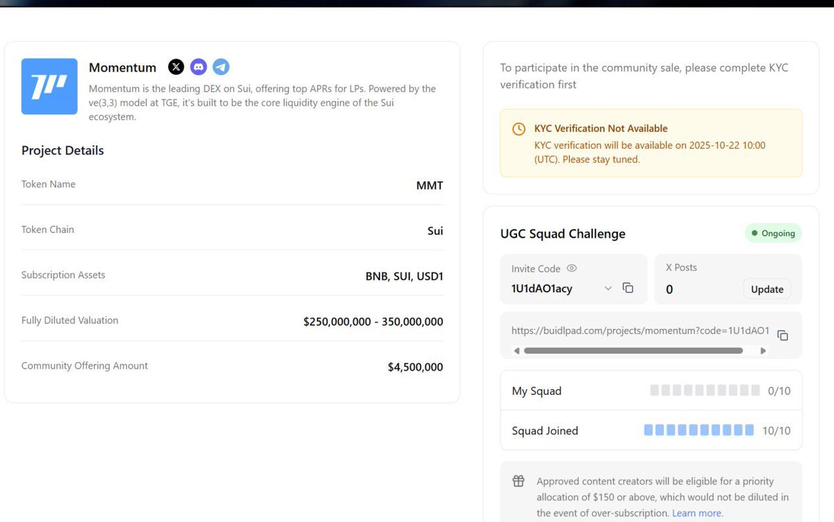 sukuna_algo's tweet image. This morning I mentioned the upcoming Momentum Finance sale on @buidlpad, but let’s slow it down a bit and talk about what Momentum really is.
So, @MMTFinance is basically a trading platform built on the Sui blockchain, but not just a normal one. It combines everything you’d…