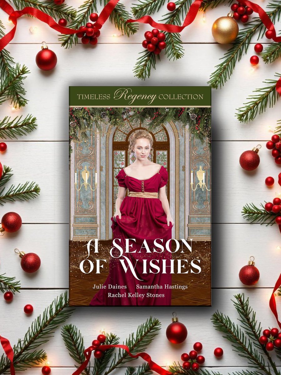 Melissasbooks1's tweet photo. Check out this heartwarming, witty, Christmas Regency Collection! https://t.co/sLUP2oIs7R Now available here: https://t.co/PKRvXEEVme #aseasonofwishes #christmasnovellas #christmasbooks #timelessregencycollection #newbook #juliedaines #samanthahastings #rachelkelleystones #BookX https://t.co/mxNHCPC1fG