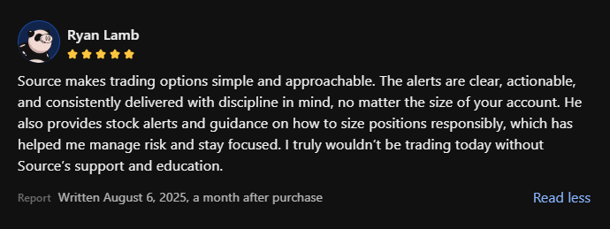 Source_options's tweet image. I truly appreciate everyone who took the time to leave a review for the Source team.

I know there are many services out there that make big promises but deliver very little.

We aim to do the opposite, to prove our value through real results, not empty words.

Your trust means a…