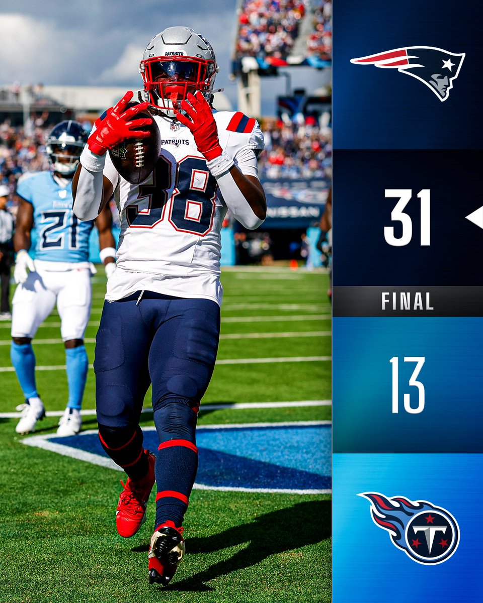FINAL: Patriots win big in Mike Vrabel’s return to Tennessee! 