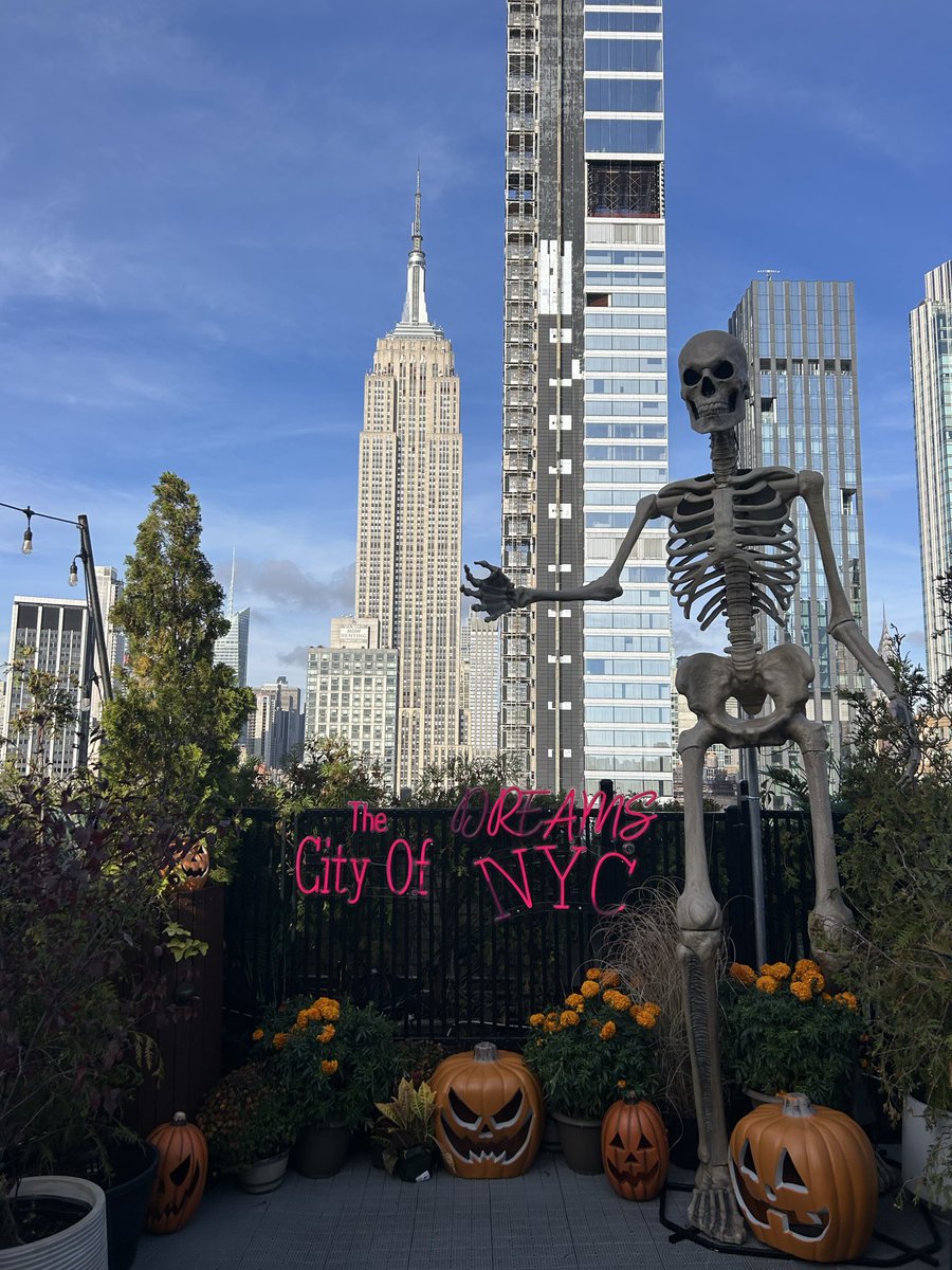 At the roof top bar 230 - New York