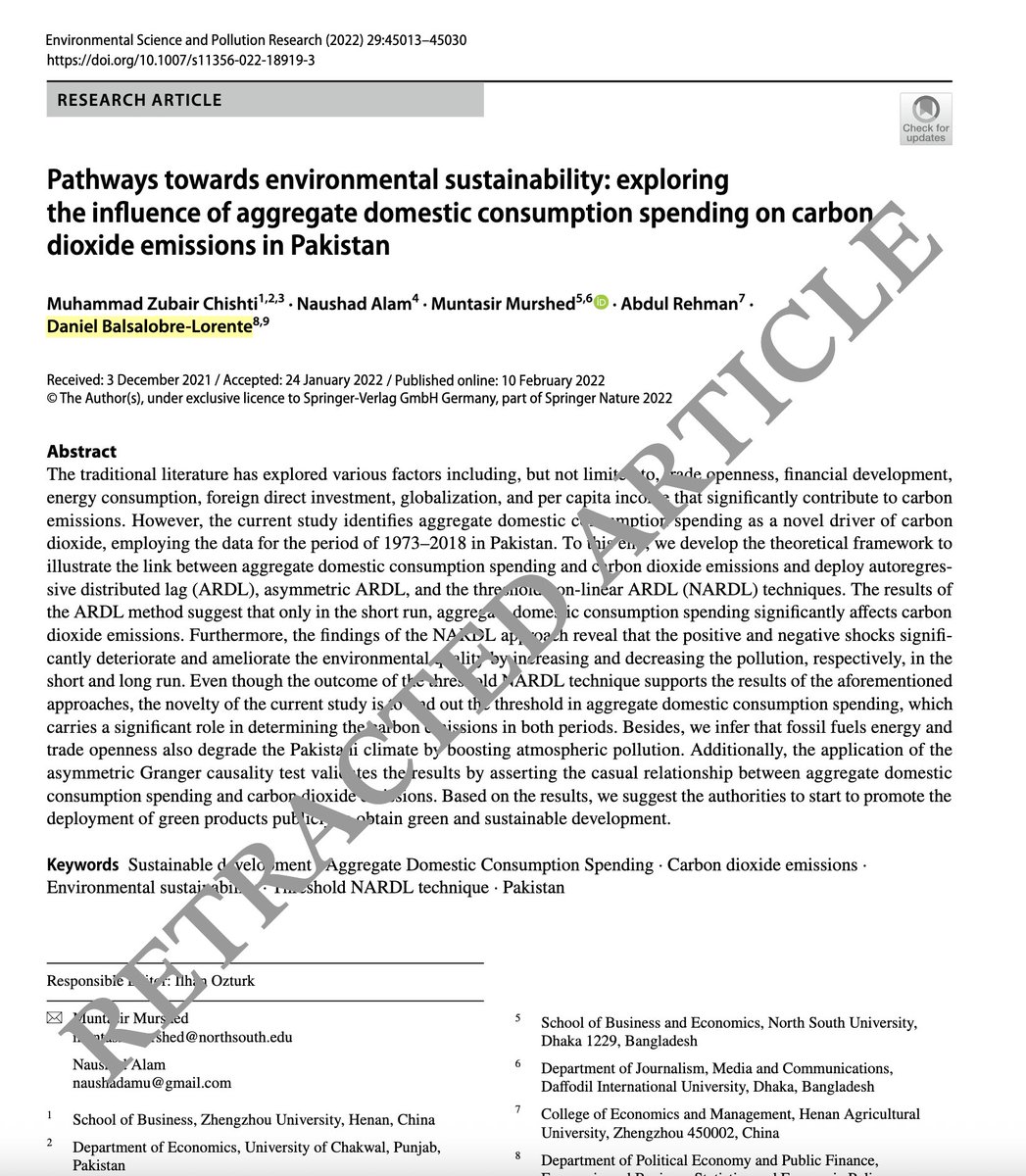 Spottingthespot's tweet image. Another retraction for #papermill #fraud Daniel Balsalobre-Lorente from @uclm_es! This fraud has been publishing #papermill junk non-stop. @DANIELBALS7608 publishes only fake stuff and has his papers edited/reviewed by frequent coauthors! He is a fraud. Will his university act?