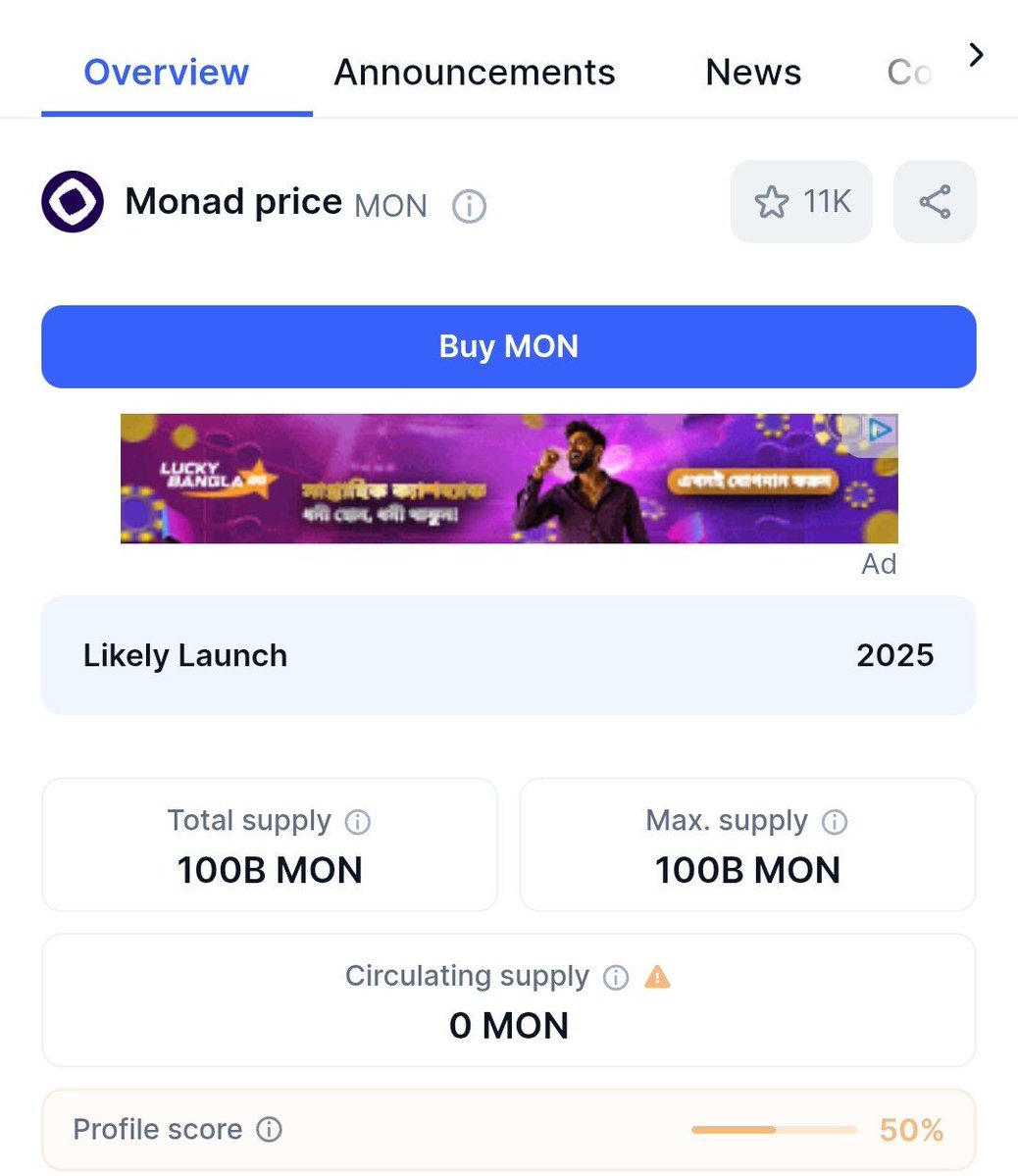 Afsar63018871's tweet image. Monad SCAM Project Token Review Give it to @CoinMarketCap They are playing with the community users Everyone please give them a review Community users are angry with them
@monad Scam is doing it, everyone should boycott it along with the community users. They have not given…
