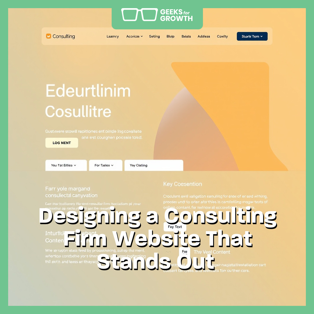 G4GWebDesign's tweet image. Create an impactful consulting firm website with clean design, clear info, and easy navigation. Highlight your expertise and success to build credibility and attract clients. Make your web presence count today!