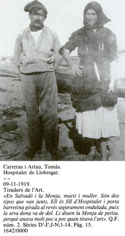 Les "èlits catalanoparlants" de l'Hospitalet (de Llobregat) que vivien en la misèria més absoluta a la platja de Can Tunis, fotografiades per Tomas Carreras Artau als anys 30.