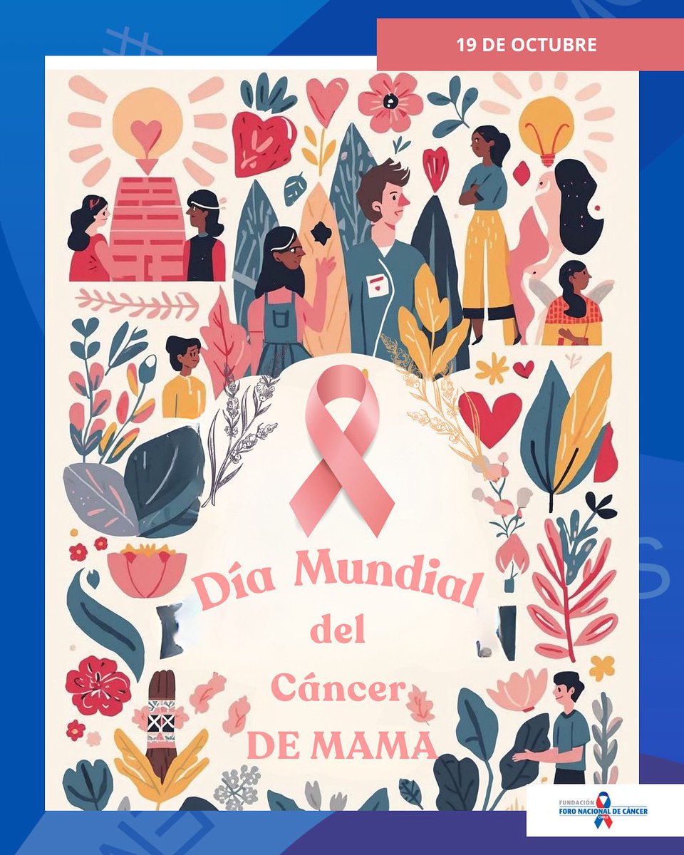 FNCChile's tweet photo. 🎀 19 de octubre | Día Mundial del #CáncerdeMama
Desde la Fundación Foro Nacional de Cáncer recordamos la importancia de la prevención y detección temprana.
Un diagnóstico a tiempo puede salvar vidas.
#DíaMundialDelCáncerDeMama #PrevenciónEsVida #Autoexamen https://t.co/ERr8TZLraE
