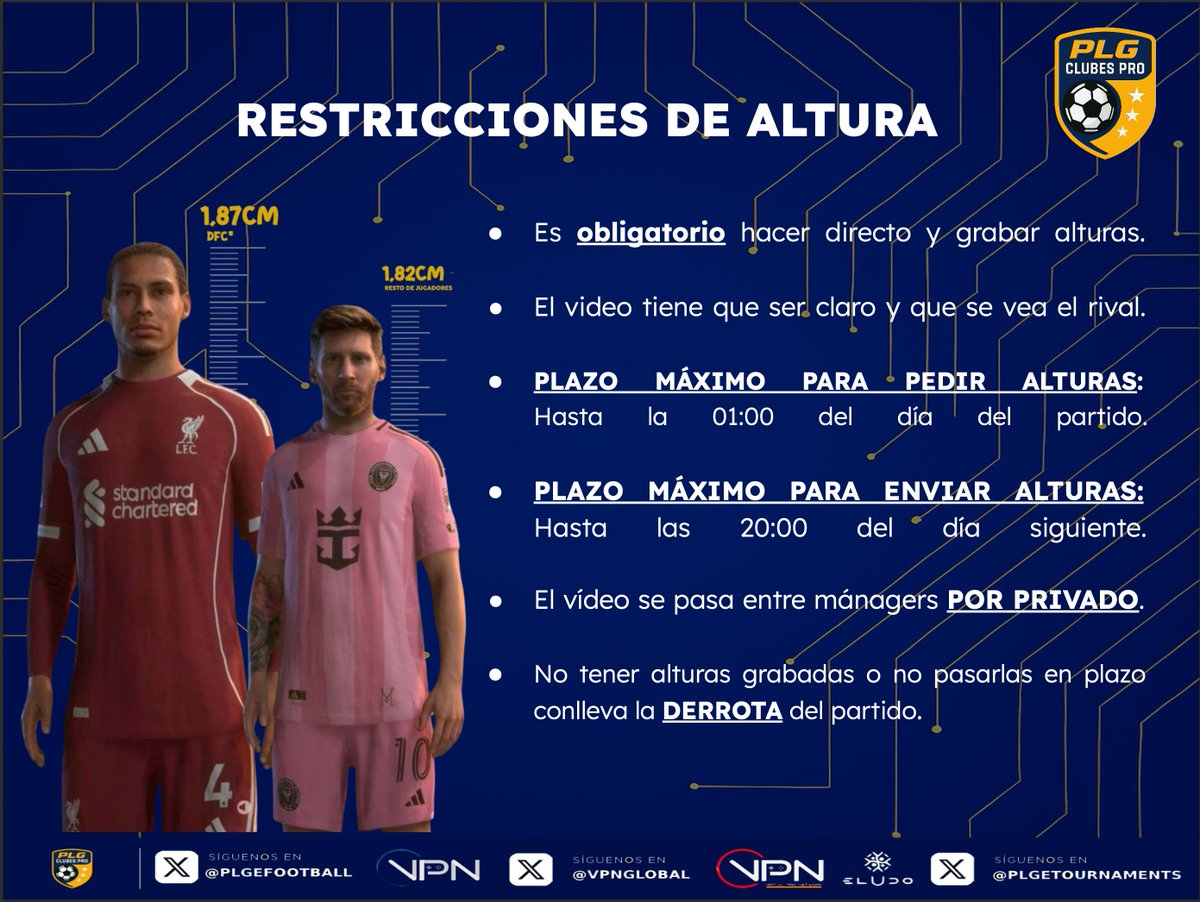 PLG efootball (@plgefootball) on Twitter photo 📸𝙋𝑹𝙀𝑺𝙀𝑵𝙏𝑨𝙈𝑶𝙎 𝙇𝑨𝙎 𝙉𝑶𝙑𝑬𝘿𝑨𝘿𝑬𝙎 𝙈𝑨́𝙎 𝙄𝑴𝙋𝑶𝙍𝑻𝘼𝑵𝙏𝑬𝙎 𝘿𝑬 𝑵𝙐𝑬𝙎𝑻𝙍𝑨 𝑵𝙊𝑹𝙈𝑨𝙏𝑰𝙑𝑨
✳️ Formato de la competición.
✳️ Agentes libres.
✳️ Máximo control en los reportes.
🤏Un breve resumen de las reglas para la Temporada 10.
#10PLG⚽️🎮 📸𝙋𝑹𝙀𝑺𝙀𝑵𝙏𝑨𝙈𝑶𝙎 𝙇𝑨𝙎 𝙉𝑶𝙑𝑬𝘿𝑨𝘿𝑬𝙎 𝙈𝑨́𝙎 𝙄𝑴𝙋𝑶𝙍𝑻𝘼𝑵𝙏𝑬𝙎 𝘿𝑬 𝑵𝙐𝑬𝙎𝑻𝙍𝑨 𝑵𝙊𝑹𝙈𝑨𝙏𝑰𝙑𝑨
✳️ Formato de la competición.
✳️ Agentes libres.
✳️ Máximo control en los reportes.
🤏Un breve resumen de las reglas para la Temporada 10.
#10PLG⚽️🎮
